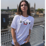DUSK Empire Signature Logo Tee White