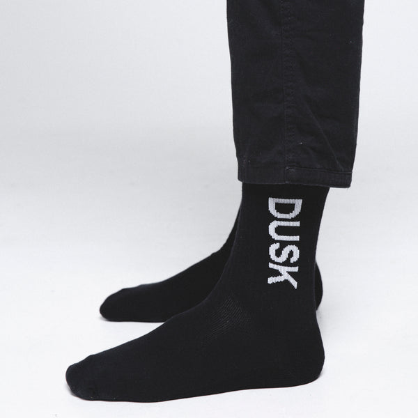 DUSK Empire Logo Socks Black Pack of 2