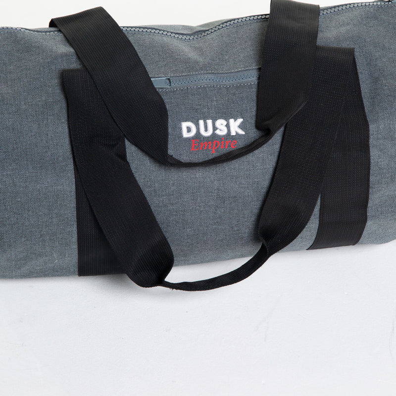 DUSK Empire Grey x Black Barrel Bag